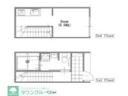 MOK-TERRCE DIMORA(ワンルーム/1階)の間取り写真