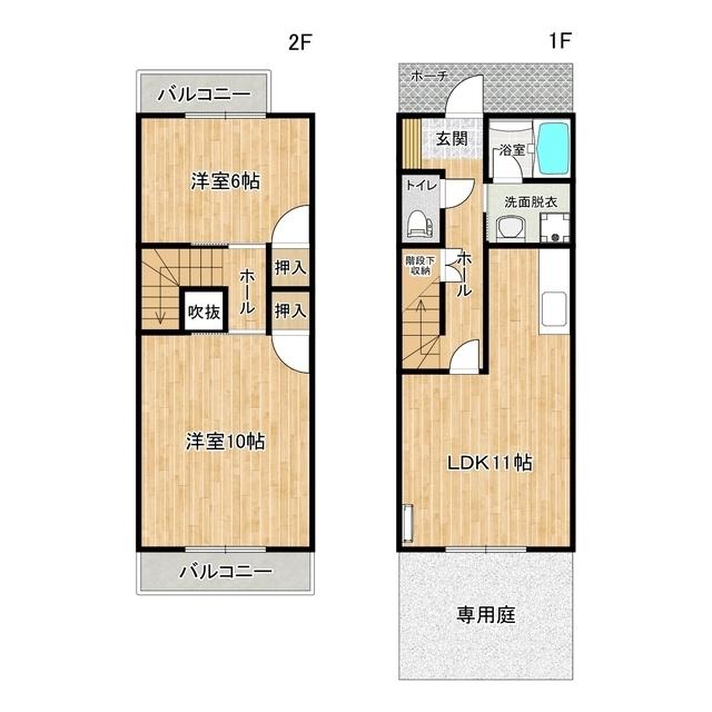 グレイス1271(2SLDK/1階)の間取り写真