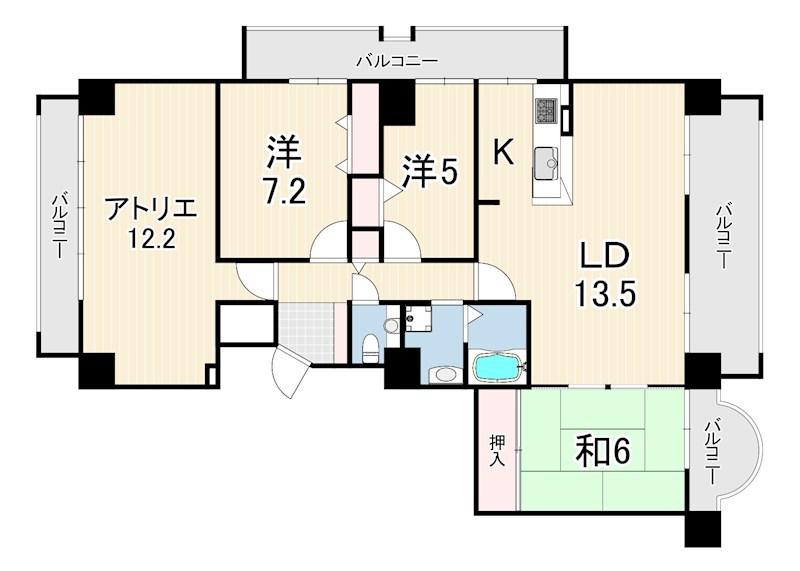 RICウエストコート4番街523号棟