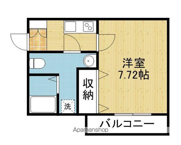 ドゥエリング神路(1K/2階)の間取り写真