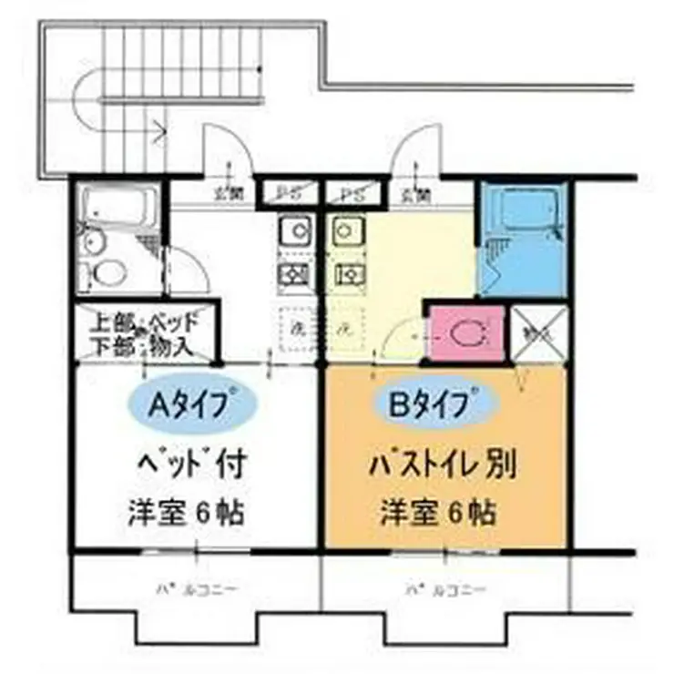 関根ハイツ 4階階 間取り