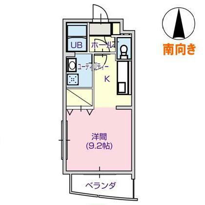 ハイトピア神戸北I(1K/3階)の間取り写真