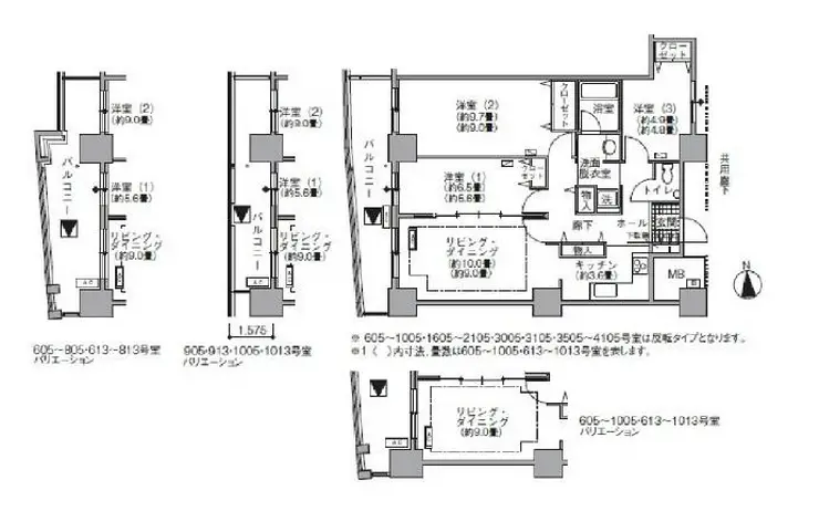 アクティ汐留 9階階 間取り