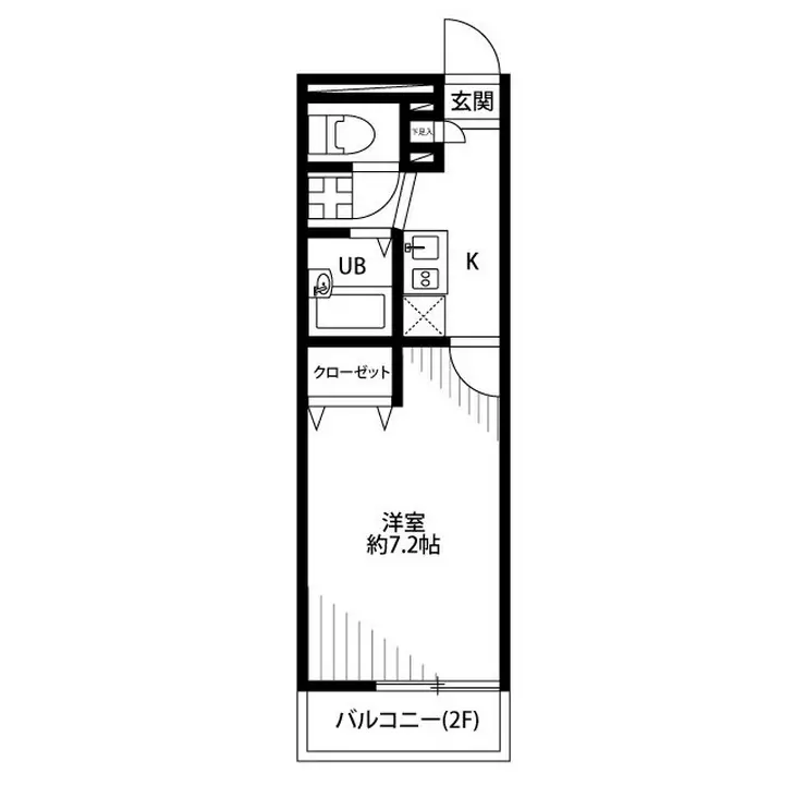 アムール日進 2階階 間取り