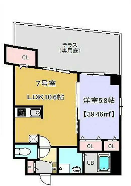 プランドール千葉 4階階 間取り