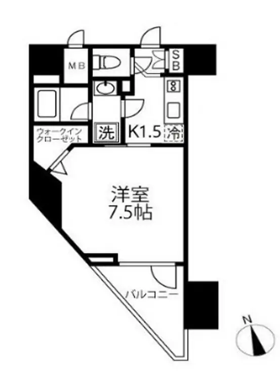 ガーラ・プレシャス代々木上原 12階階 間取り