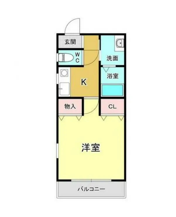 レジデンスTM村岡 1階階 間取り