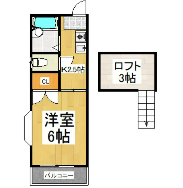 リブハウス柏B 2階階 間取り
