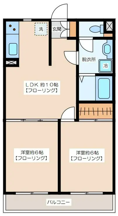 アーバンコート梅丘 3階階 間取り