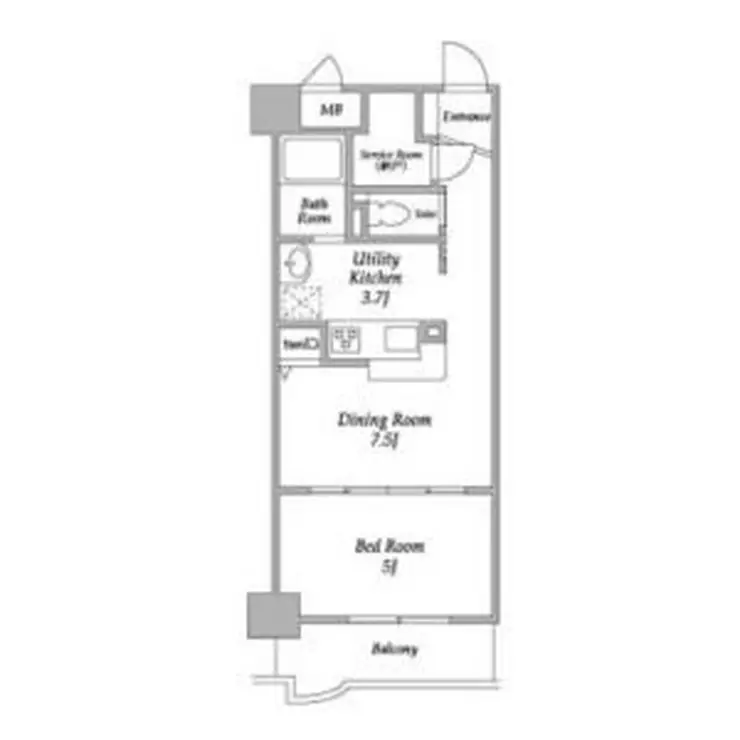 エル・グランピア 4階階 間取り