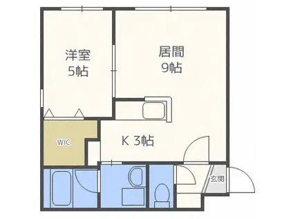 ANGELOT HIRAGISHI(1LDK/4階)の間取り写真