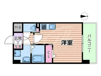 ドリームネオポリス鶴見III(ワンルーム/6階)の間取り写真