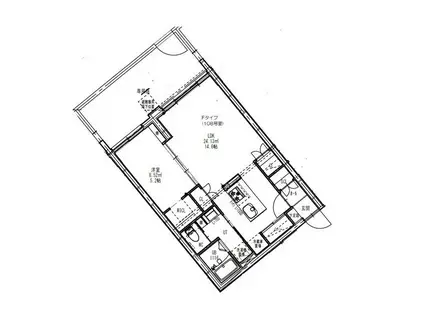 アールフィーノ N17(1LDK/1階)の間取り写真