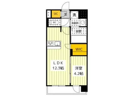 CERESDAIMON(1LDK/3階)の間取り写真