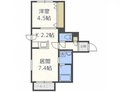 センテナリオL175(1LDK/2階)の間取り写真