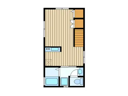 ハイムAOKI(ワンルーム/2階)の間取り写真