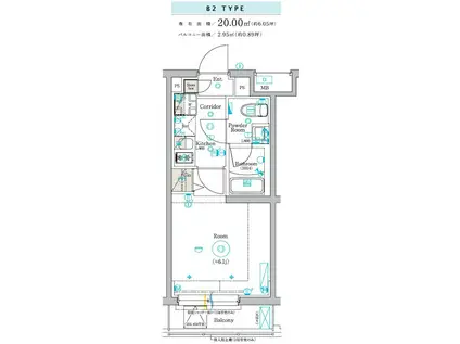 SYNEX横濱根岸(1K/1階)の間取り写真