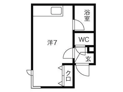 LOMALINDA(ワンルーム/3階)の間取り写真