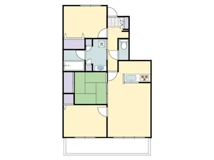 サーパス高千穂中央(3LDK/3階)の間取り写真