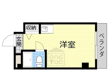 プレアール吹田泉町2(ワンルーム/2階)の間取り写真