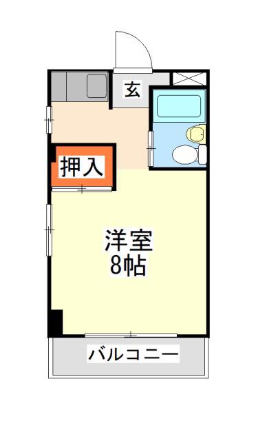 マザック千代田(ワンルーム/5階)の間取り写真