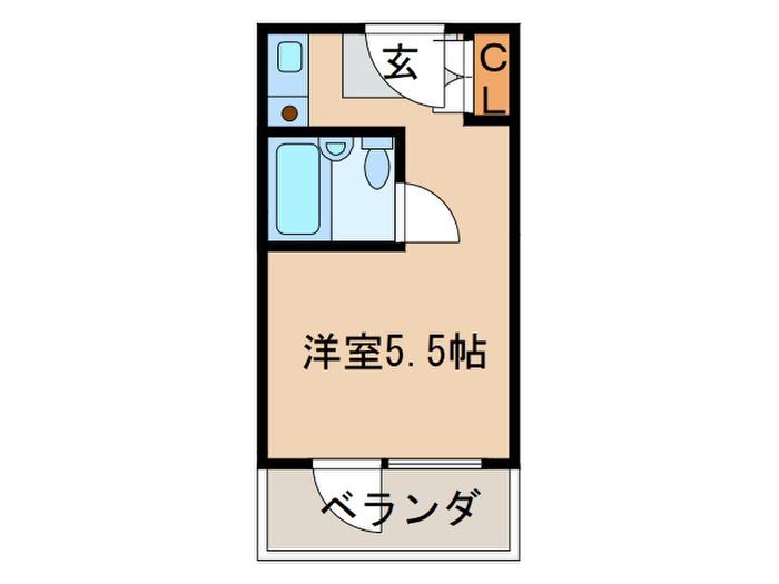 アネックス茗荷谷(ワンルーム/6階)の間取り写真