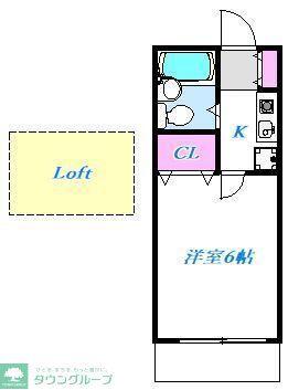 児玉マンション1号棟(1K/1階)の間取り写真
