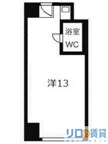 ステュディオ新大阪(ワンルーム/4階)の間取り写真
