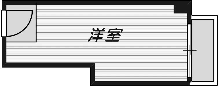グッドライフ北千里(ワンルーム/3階)の間取り写真