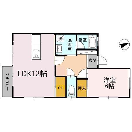 サンハイツ光が丘(1LDK/2階)の間取り写真