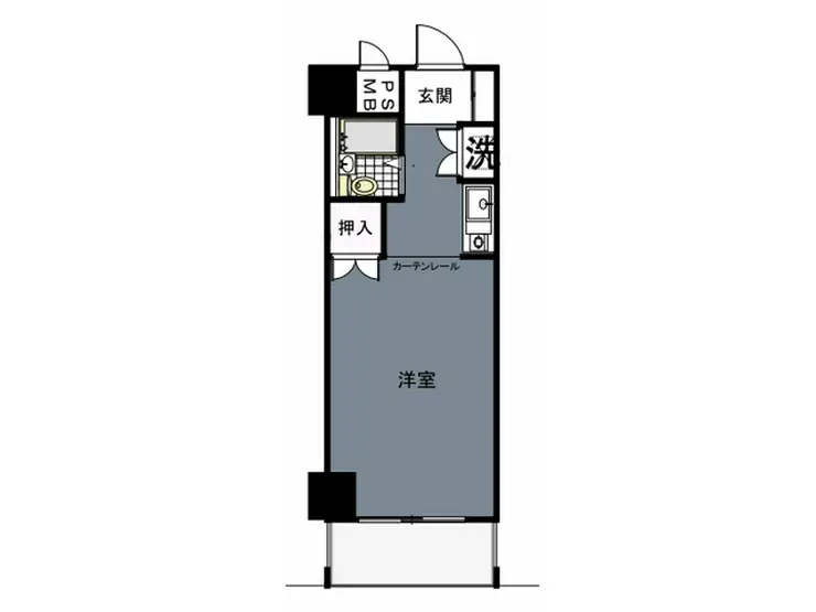 キャッスルマンション熊谷 2階階 間取り