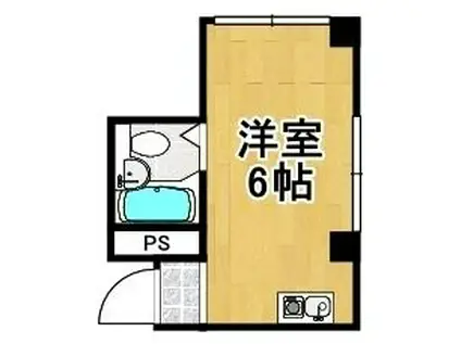 ビスタ大正ハイツ(ワンルーム/3階)の間取り写真