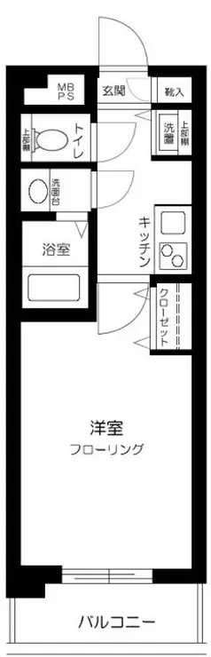 メゾン・ド・ヴィレ高円寺 2階階 間取り