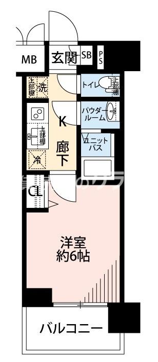 プレサンス大正フレンジ(1K/4階)の間取り写真