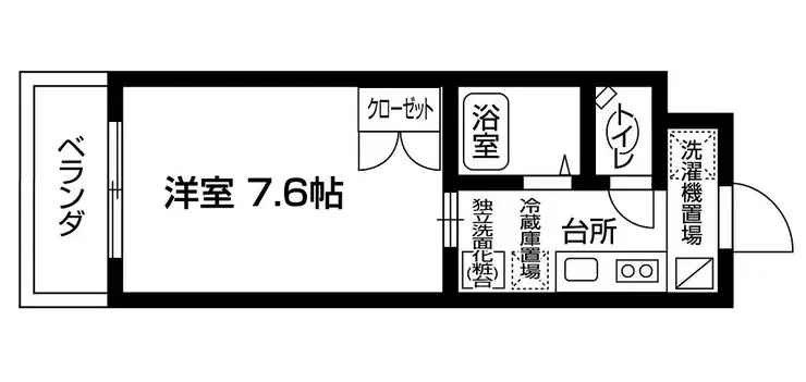 メゾン西荻窪 3階階 間取り