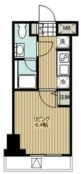 プレール・ドゥーク豊洲 1階階 間取り