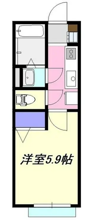 サーフサイド茅ヶ崎2 1階階 間取り