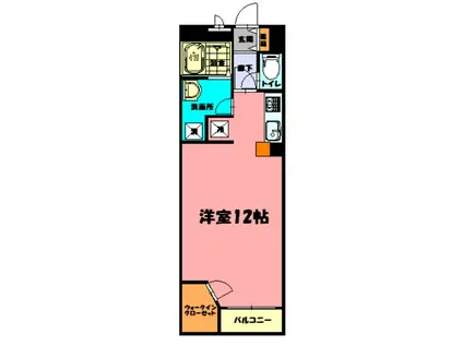 山陽電鉄本線 藤江駅 徒歩6分 2階建 築16年(1K/2階)の間取り写真