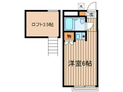 ASPA-SEIJ0(ワンルーム/2階)の間取り写真