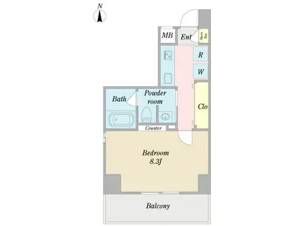 プレディアスタイル名古屋(1K/5階)の間取り写真