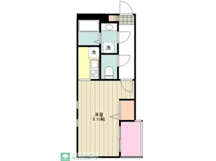 CHERIM立川(1K/3階)の間取り写真