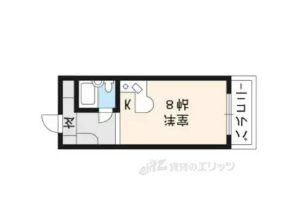 メゾン・ド・ルフレ(ワンルーム/4階)の間取り写真