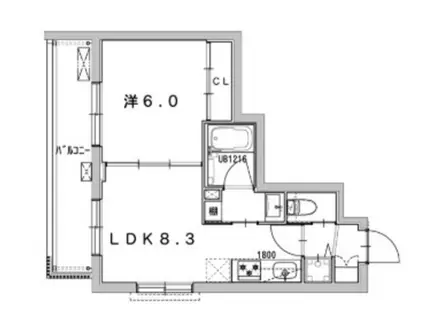 ＪＲ山陰本線 二条駅 徒歩19分 5階建 築10年(1LDK/5階)の間取り写真