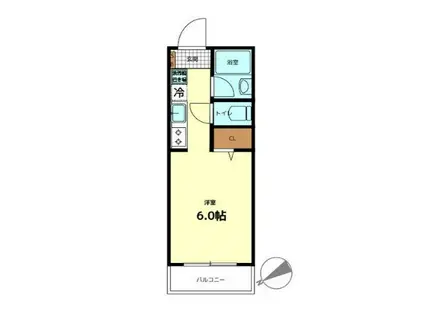 アクセス大塚(ワンルーム/2階)の間取り写真