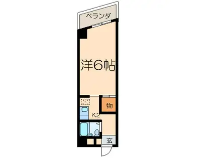 グランドメゾン金山(1K/3階)の間取り写真