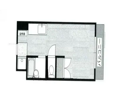 アルビオンシティ厚木(1K/2階)の間取り写真