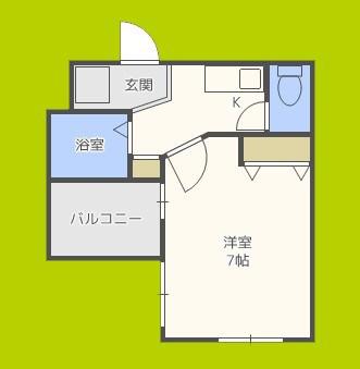 Mプラザ新大阪駅前(1K/7階)の間取り写真