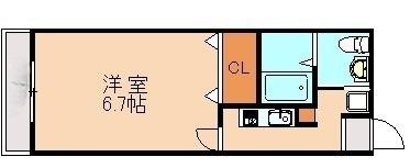 CASAMENTOCHINO(1K/1階)の間取り写真