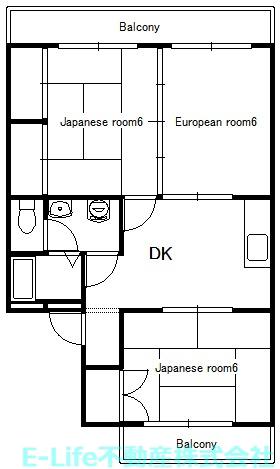 TRステージ(3DK/2階)の間取り写真