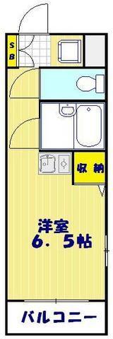 パークプラザ蕨(ワンルーム/1階)の間取り写真